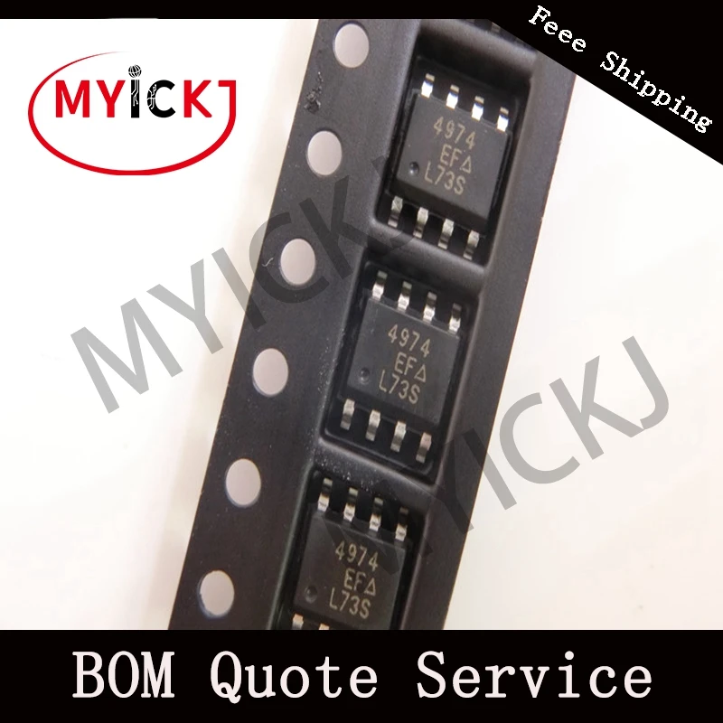 

10pcs SI4974DY IC CHIP MOSFET 2N-CH 30V 6A 8-SOIC 4974