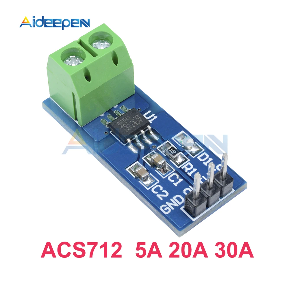 Модуль датчика тока зала ACS712 модуль для Arduino 5A 20A 30A | Инструменты