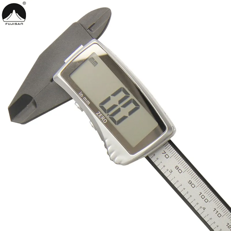 Цифровой штангенциркуль FUJISAN 0-150 мм/0,1 мм Большой ЖК-дисплей мм/дюйм цифровой штангенциркуль микрометр измерительные инструменты