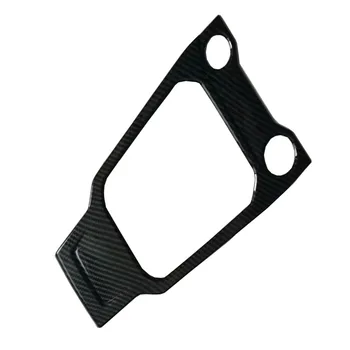 

ABS Silver Carbon Fiber Style Shift Gear Panel Cover Car Styling Accessories For VOLKSWAGEN VW T-ROC 2017 2018 2019