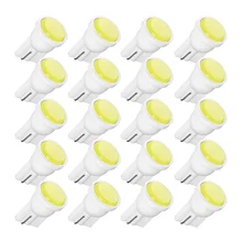 20 шт. T10 автомобильный Белый светодиодный 194 168 SMD W5W клиновидный боковой светильник, автомобильные Внешние габаритные огни, светодиодный 12 В клиновидные боковые лампочки