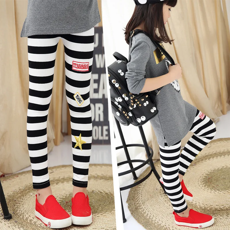 

Children's Garment Girl Stripe Trousers New Pattern Motion Spring Pants Trousers Hit Underpant 2 Pieces Kids Clothing Sets