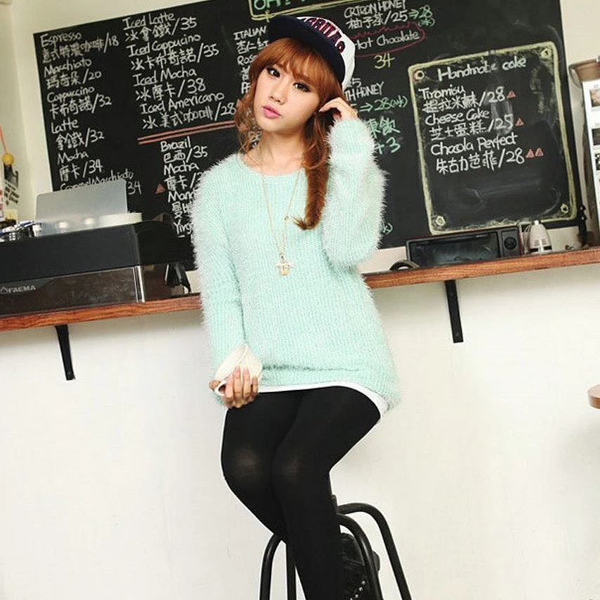 Sweater Women Pullovers 2016 Feminino Solid Candy Color Women Sweaters Pullovers Cashmere Pullovers Women Sweaters Free Shipping