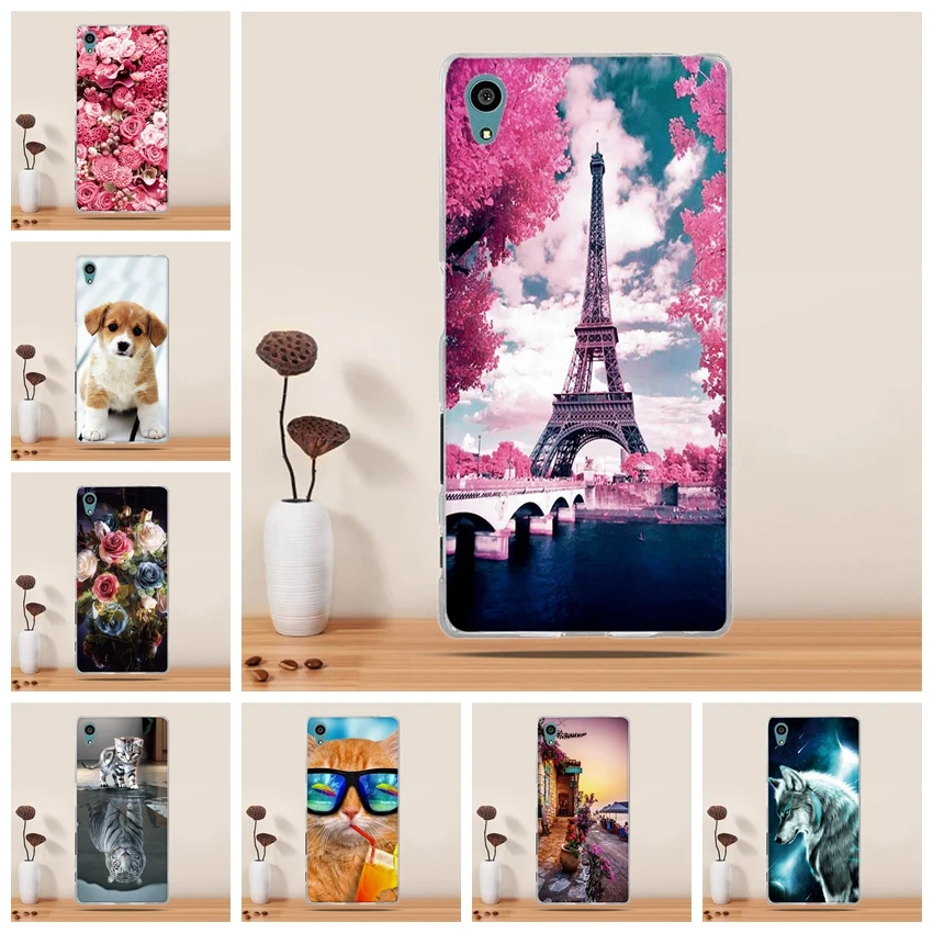 Чехол для Sony Xperia Z5 E6003 E6633 E6653 E6683 силиконовый чехол Dual телефона чехол|case for sony xperia|case