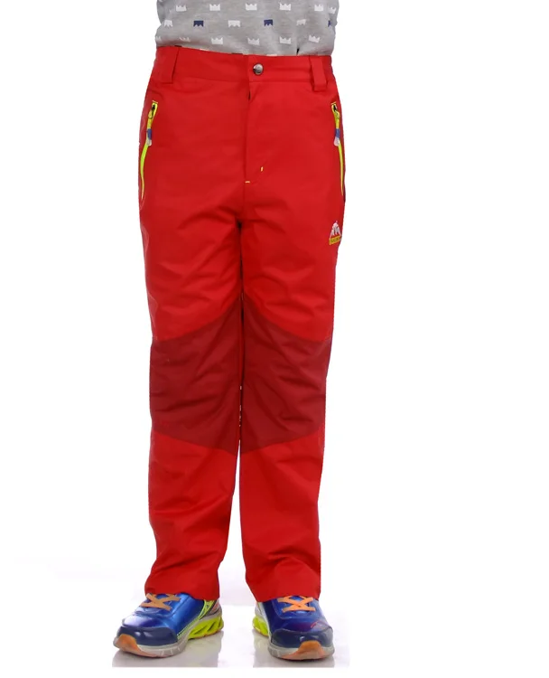 Детские зимние лыжные штаны водонепроницаемые ветрозащитные дышащие брюки для сноуборда верхняя одежда для мальчиков 8 10 12 13 лет