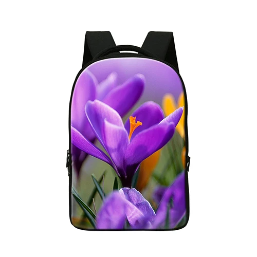 3D цветок рюкзаки для студентов для ноутбуков 14, девочек Bookbags, Mochila, женская компьютер Back Pack, самое лучшее Bookbags - Цвет: Золотой