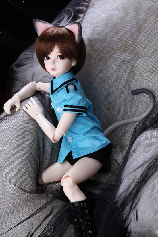 

1/4 scale BJD lovely cute BJD/SD kid boy human body Resin figure doll DIY Model Toys.Not included Clothes,shoes,wig 16C0095
