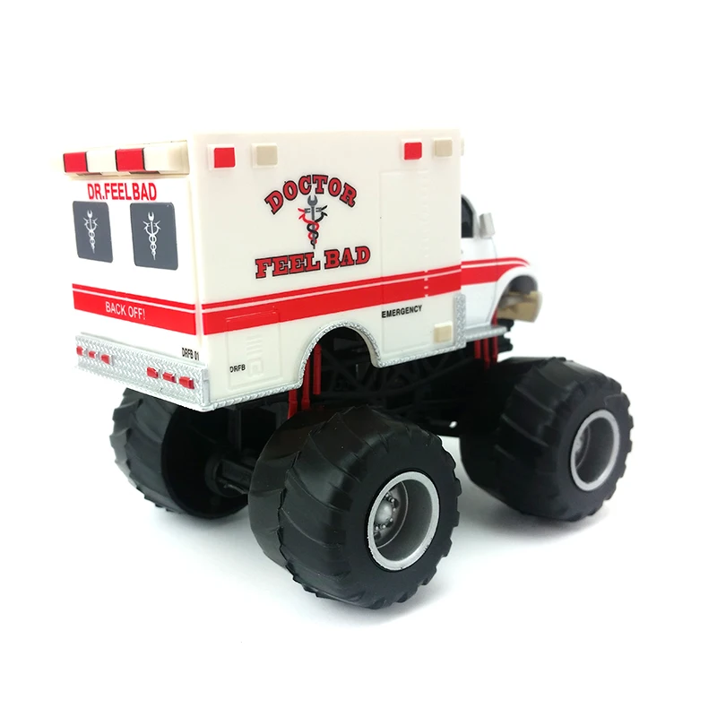 Дисней Pixar Cars Monster Truck Mater Dr. Feel Bad литой игрушечный автомобиль 1:55 свободные