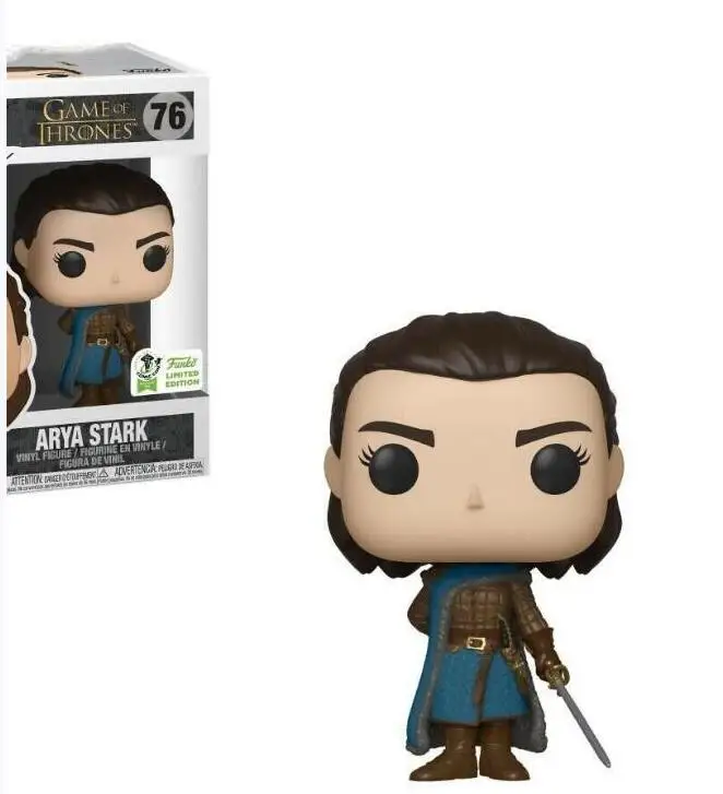 

POP New Arrival Game of Thrones ARYA STARK PVC Action Figure Collection Model Toys for Children Christmas Gift #76