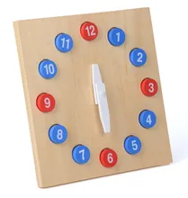 New Wooden Toy Baby Montessori Clock with Movable Hands Wood Classic Childhood Education Preschool Training Kids Free Shipping New Wooden Toy Baby Montessori Clock with Movable Hands Wood Classic Childhood Education Preschool Training Kids Free Shipping