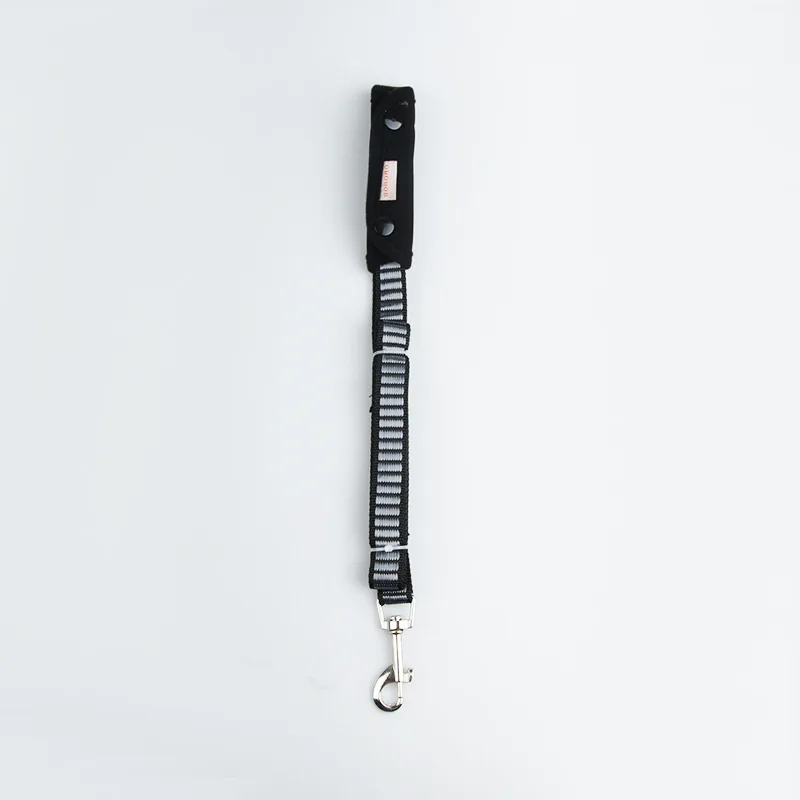 Gray Leash Ошейник для собак Светоотражающая собачья упряжь регулируемая для маленьких средних собак Бульдог-Мопс дрессировка домашних животных ходьба безопасности жилет жгут - Цвет: Gray Leash