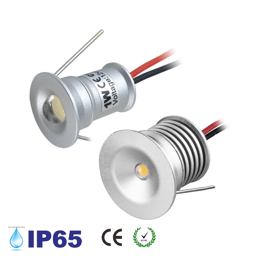 

New Product Led Downlight 1W 12V Spot Bulb Lamp for Cabinet KTV Kitchen Lighting IP65 Sauna Bathroom Wall Light