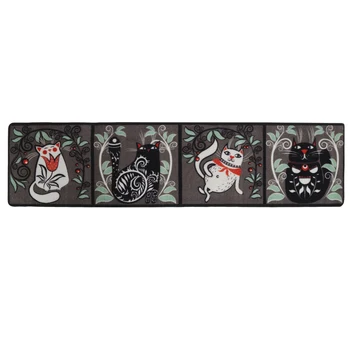 

CIGI Cute Cartoon Carpet Rectangular Nylon Blanket Doormat For Bedroom Living Room Kitchen Antiskid Floor Mat Household Carpet