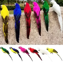 Имитация попугая для окна шоу легко стоять без ворса, не выцветает пена перо Садоводство украшение для наружного