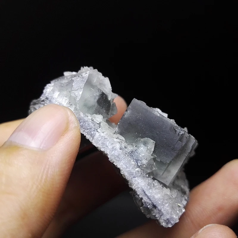 

34.5g NATURAL Stones and Minerals GREEN Fluorite White quartz crystal RARE ORE UNIQUE SPECIMENS CN Y10 23