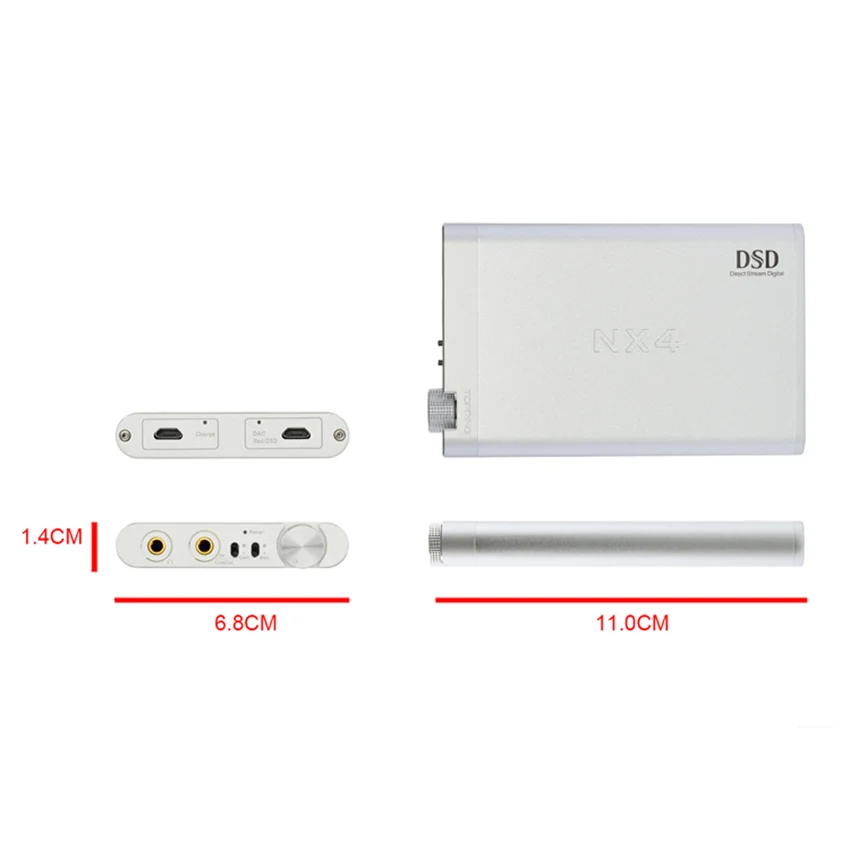 2019 Topping NX4 DSD XMOS XU208 Chip DAC ES9038Q2M Chip Portable XMOS USB DAC DSD Decoder Amplifier Headphone AMP Amplifier