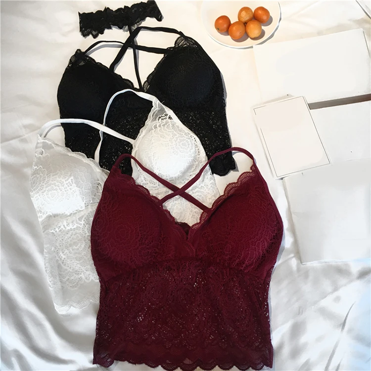 Пикантные Chocker Топ без бретелей футболки Для женщин 2019 топ с кружевом рубашки Camias Для женщин Повседневное летние топы дамы без рукавов