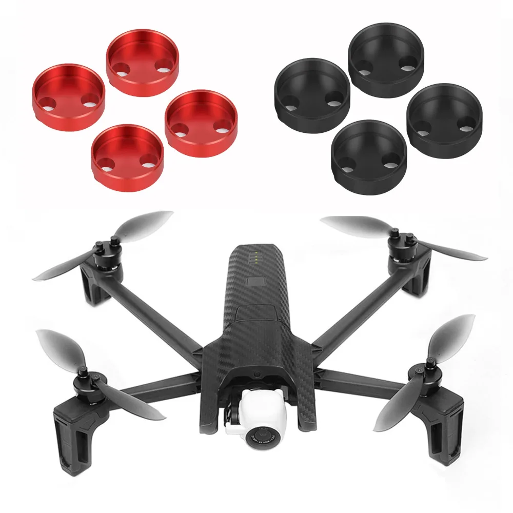 

MASiKEN 4pcs Aluminium Motor Guard Cover Protector for Parrot ANAFI 4K FPV RC Drone Accessories Dust & Damp Proof Cap Cover