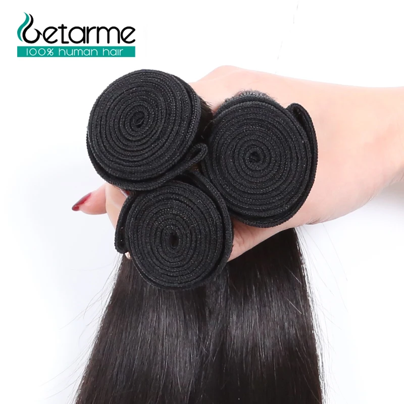 3/4 Bundles Malaysian Natural Straight Hair Extensions 8-26inch 100% Human Hair Bundles Natural Color Non Remy Hair Weave