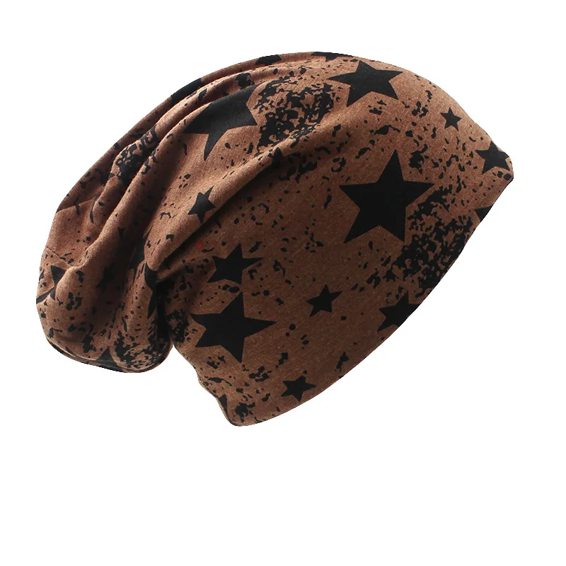 LOVINGSHA Brand Autumn And Winter Hats For Women Stars Design Ladies Thin Hat Skullies And Beanies Men Hat Unisex HT003 3