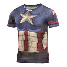 Fitness Tshirts 3D Spiderman Tops 2017 Superhero T-shirts Compression Quick Dry T shirts Summer Superhero Tees 2017