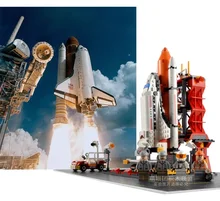 GUDI 8815 679Pcs Star Wars City Super Hero The Shuttle Launch Center Minifigure set Plane Aircraft Compatible with Legoe
