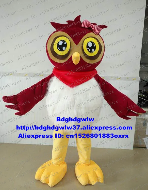 Красный Сова Owlet костюм талисмана для взрослых, Герой мультфильма наряд костюм Хэллоуин все Ласточки бизнес продвижение zx774
