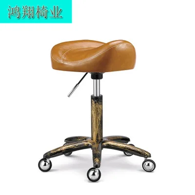 Стул для салона красоты эргономичная рабочая скамья салон маникюрный стул для макияжа Лифт поворотный барный стул разумное кресло металлическое кресло - Цвет: Color 7