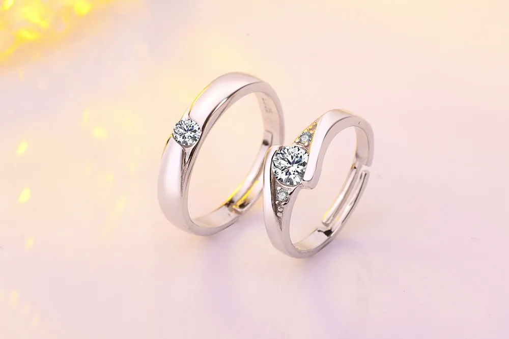 ZRHUA высокое качество кольца из стерлингового серебра 925 для мужчин и женщин ежедневный палец Анель аксессуары стерлингового серебра ювелирные изделия