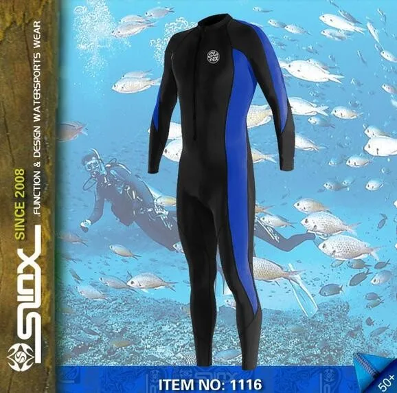 

SLIX unisex lycra wetsuit for diving snorkeling surfing waterskiing PWC beach sunblock jellyfish proof UPF 50+ 10 pieces