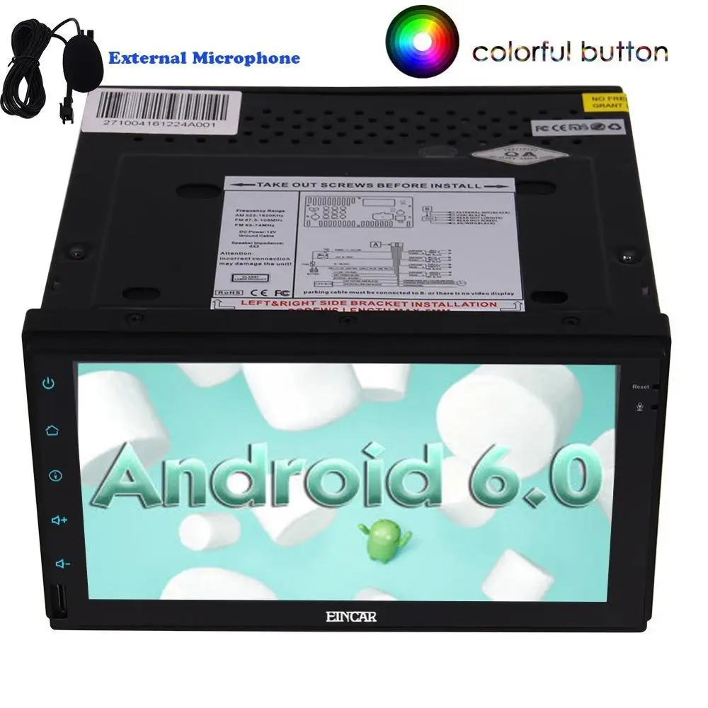 7 " Android 6.0 Car Stereo 2 Din in Dash GPS Navigation Radio Bluetooth