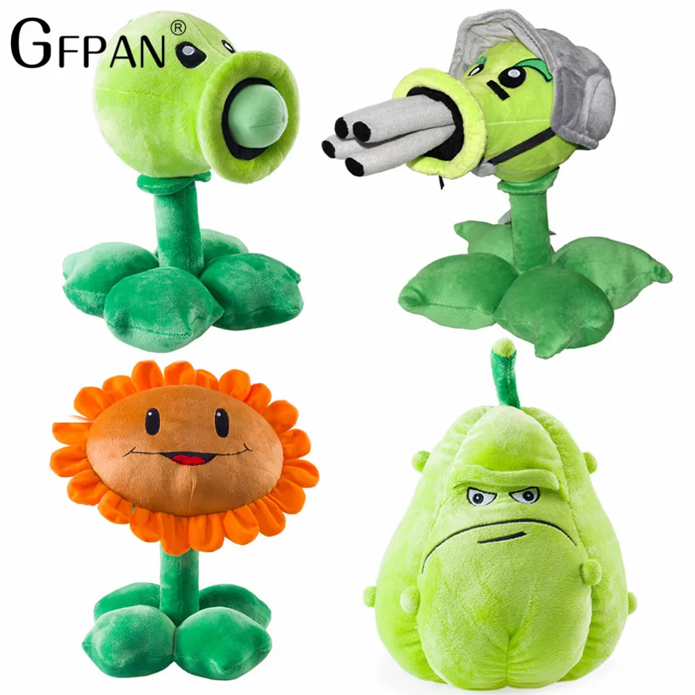 1PC-30cm-Plants-vs-Zombies-Pea-Shooter-Sunflower-Squash-Plush-Toys-stuffed-Soft-Plush-Toy-Doll