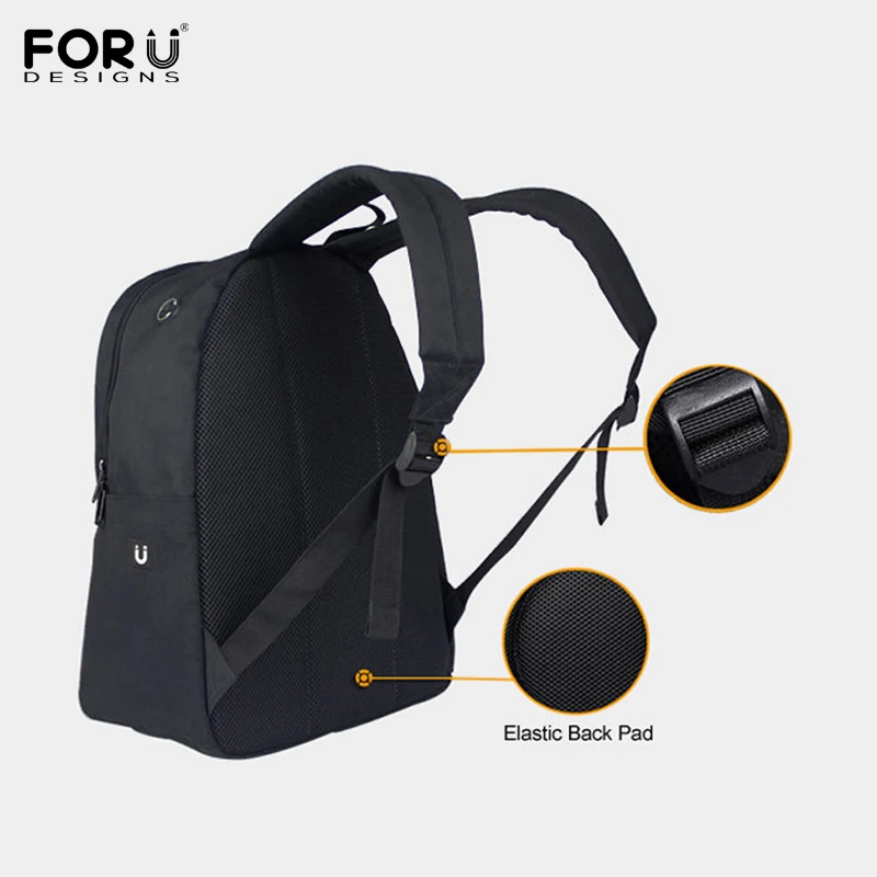 Школьный ранец FORUDESIGNS для женщин сумка на плечо с 3D рисунком бабочек и животных