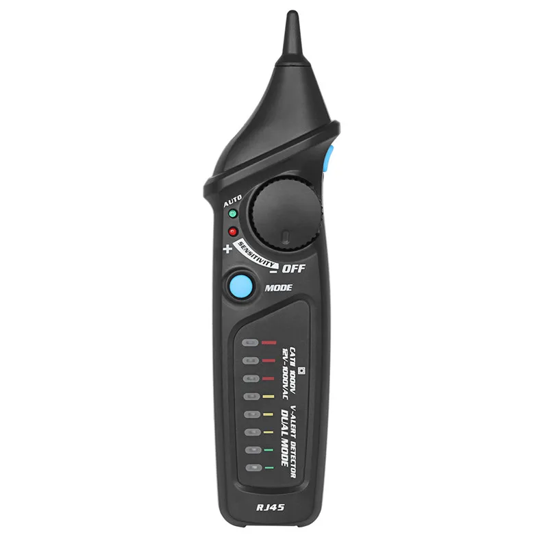 Voltage Tester Pen Dual Mode ManualAuto 12V-1000V Electrical Socket Wall AC Power Outlet Voltmeter Detector Sensor With LED (7)