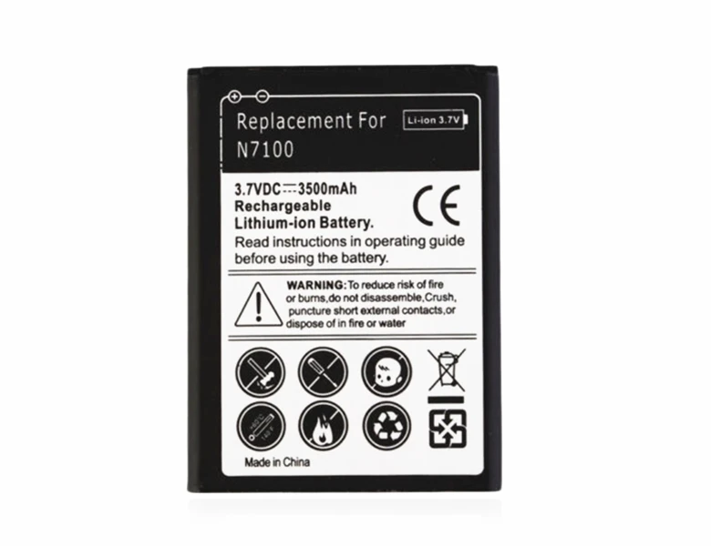 

N7100 Battery EB595675LU Note2 Replacement For Samsung Note 2 GT-N7100 N719 N7108 NoteII Li-ion Battery High Quality