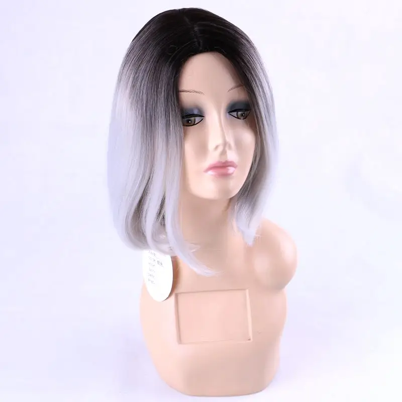 ombre bob style synthetic wig02