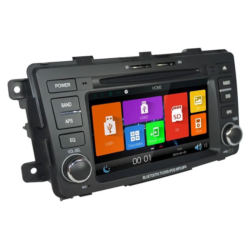 Best 7" Car DVD player with GPS(optional) TV/BT Canbus,car multimedia headunit audio Radio stereo for MAZDA CX-9 2012 2013 2014 2015 2