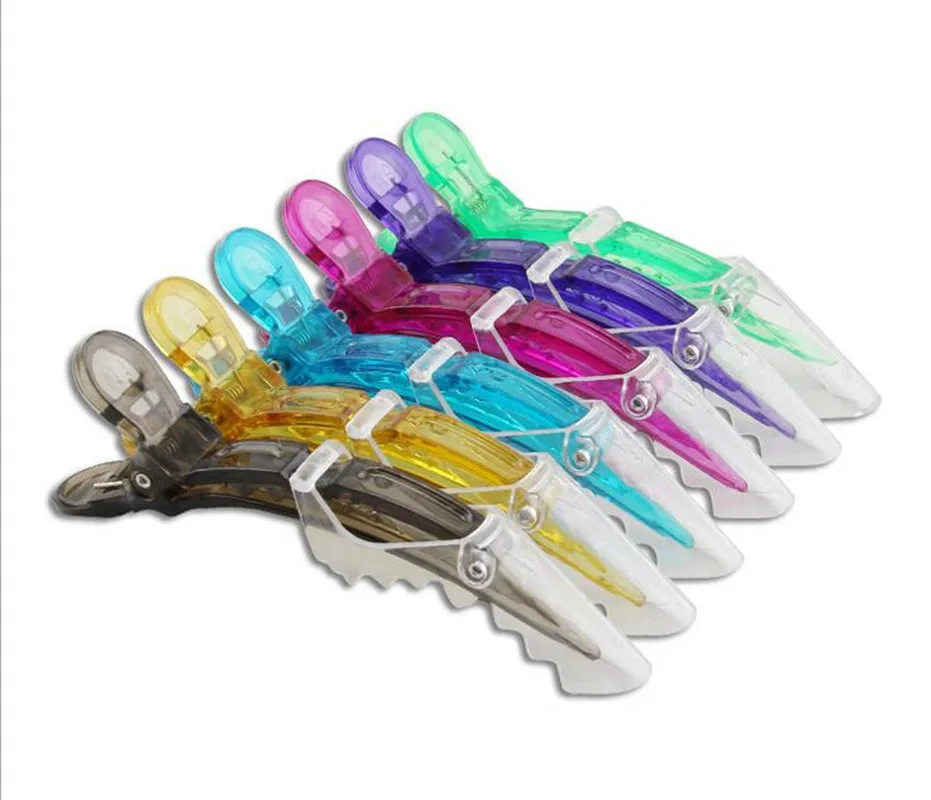 10Pcs Plastic Alligator Hair Clips,Hair Style Tools,Salon