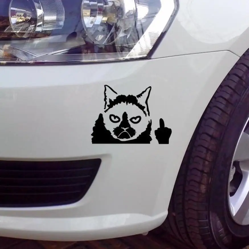 Cat Sticker Grumpy Cat Funny Car Sticker Vinyl Art Cat Sticker Grumpy Cat Funny Car Sticker Vinyl Art