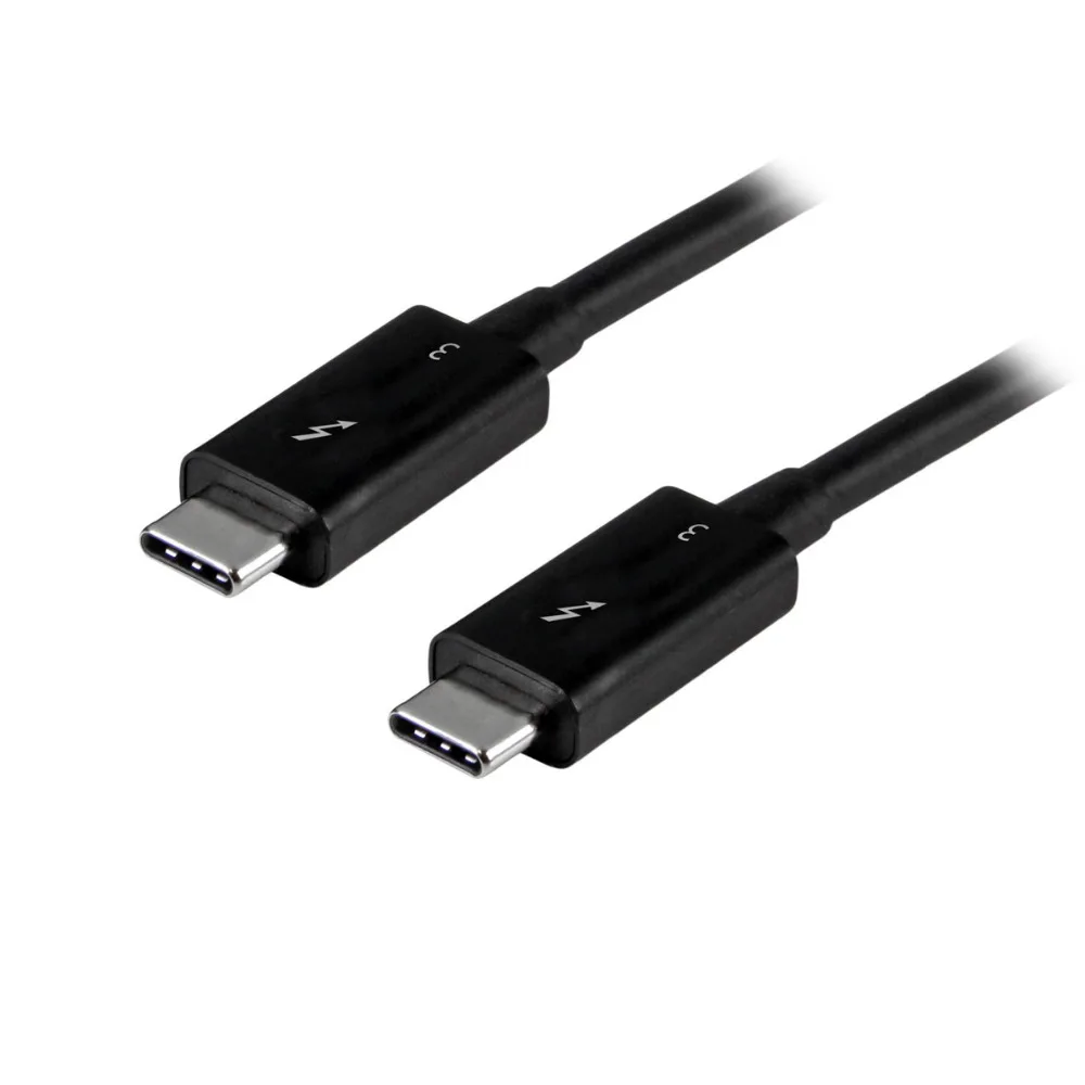 CY 50cm Thunderbolt 3 USB C USB 3.1 Male to Thunderbolt 3 Male 40Gbps