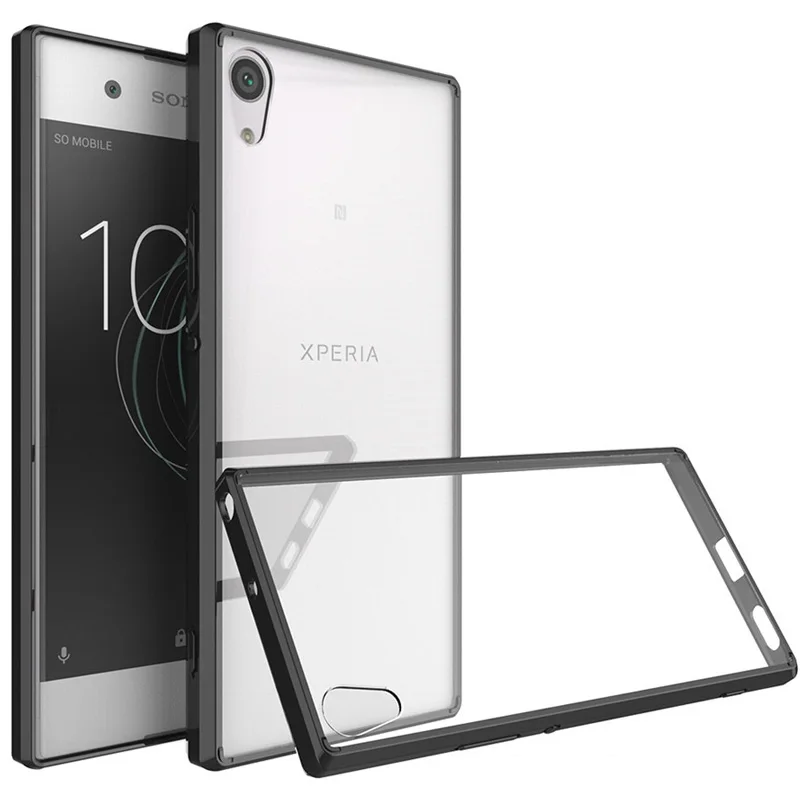 

For Sony XA1 Ultra Case 6.0 Hot Crystal Hybrid Bumper Clear Hard Acrylic Back Cases For Coque Sony Xperia XA1 Ultra Case Cover