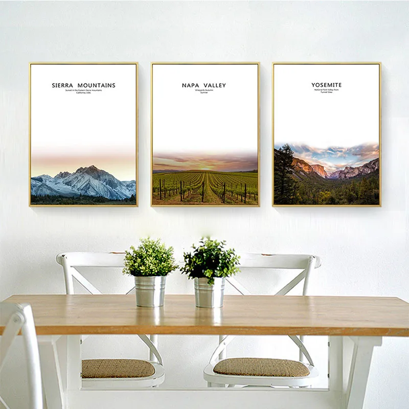 HAOCHU-Nordic-Canvas-Painting-Scandinavian-Sculpture-Living-Room-Modern-Simple-Mural-Landscape-Wallpaper-California-Sunshine