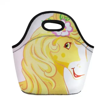 

3D Cute Cartoon Print Horse Lunch Bags For Women Kids Men Thermal Bag Lunch Box Food Picnic Bags Travel Handbags High Capacity