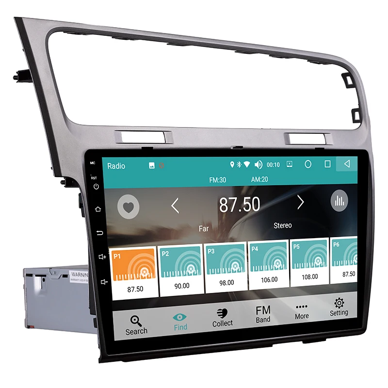 Excellent Android 8.0 Car GPS 1 Din 10.1 Inch Touch Screen Car DVD Radio Multimedia Player For Volkswagen Golf 7 2013-2015 3 Excellent Android 8.0 Car GPS 1 Din 10.1 Inch Touch Screen Car DVD Radio Multimedia Player For Volkswagen Golf 7 2013-2015 3