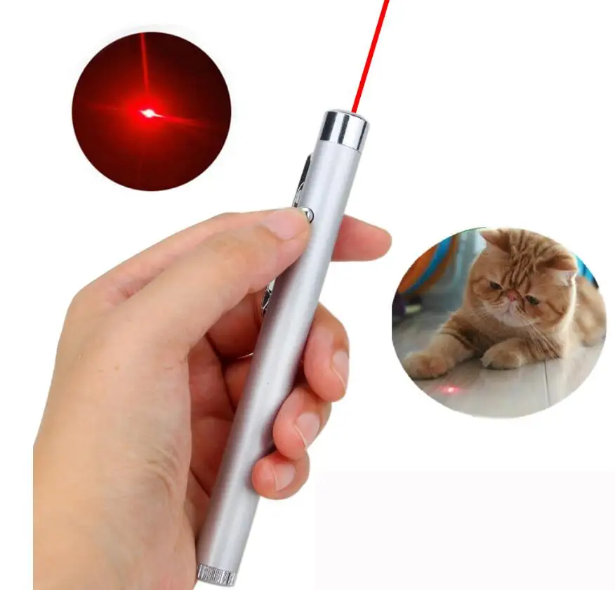 Красная лазерная ручка свет Сильный Видимый луч света Военная лазерная указка для ночного обучения Охота животное - Цвет: Белый