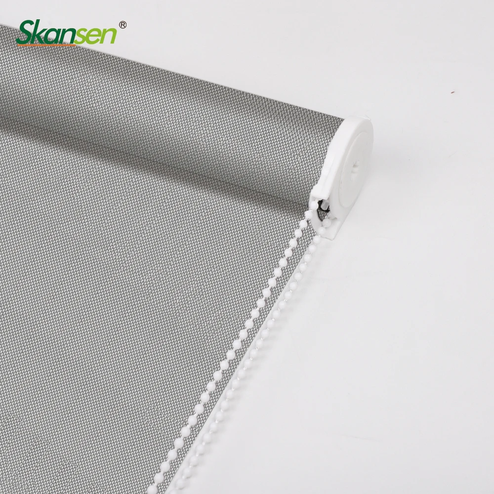 

Skansen Sunscreen Fabric Fine Thread Sun-Shading Anti UV Protection Roller Shade Heat Insulation Sun-Shading Window for Living