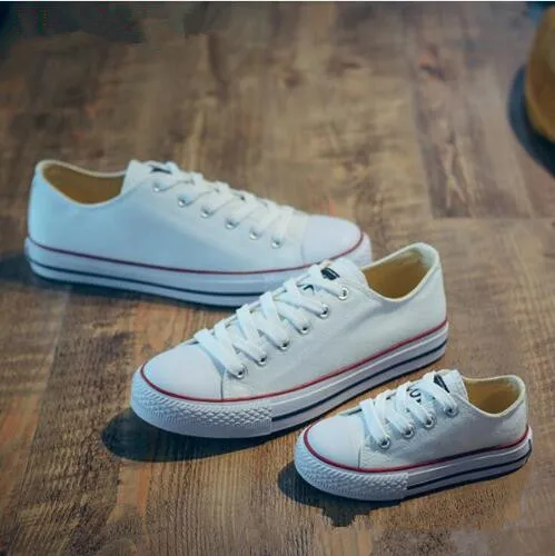 

Kids Shoes for Girl Children Canvas Shoes Boys Sneakers New Spring Autumn Girls Shoes White Short Solid Fashion Children Shoes