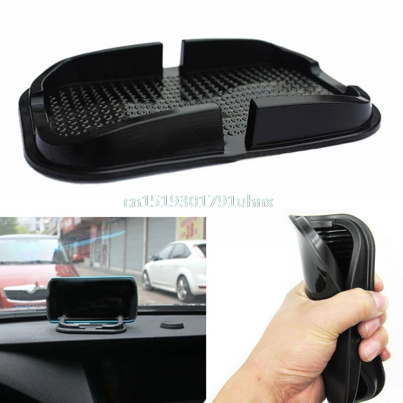 

Soft Car Auto Skidproof Pad Mat Holder Stand Black For Phones Cellphone