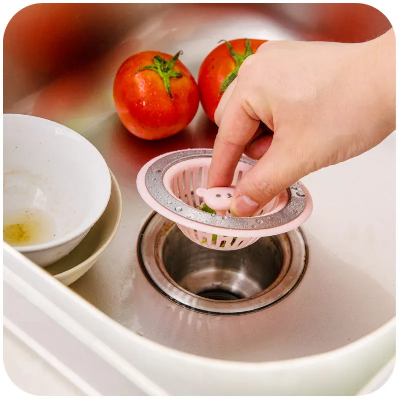 Bathroom Kitchen Sink Floor Drain Hair Catcher Strainer Sink Tank Filter Mesh Outfacing Net
