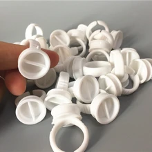 100 шт./лот Одноразовые брови большие кольца кубок пластиковые татуировки кубок чернила татуировки перманентный макияж pigmet